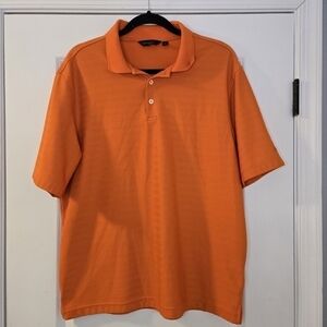 Walter Hagen Essential Orange Men's Golf Polo Shirt Size Large